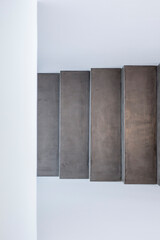 Minimalist Concrete Staircase in Contemporary Interior