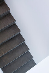 Minimalist Concrete Staircase in Contemporary Interior