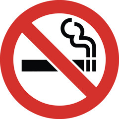 No Smoking Sign Prohibition Symbol