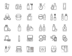 Collection of cosmetic products