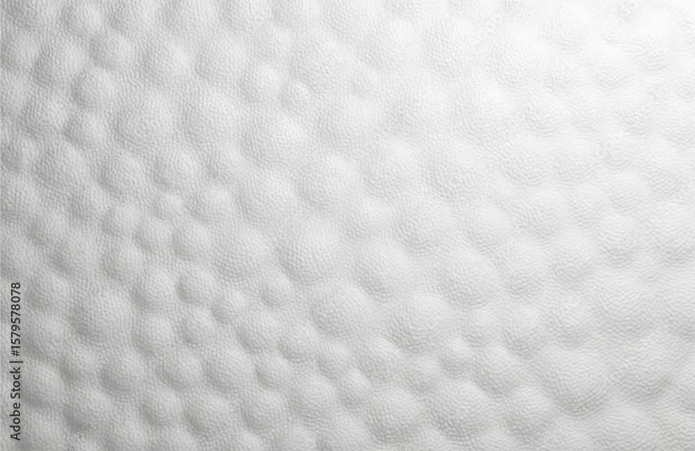 Poster white textured background with raised circular patterns. this clean design offers ample copy space f
