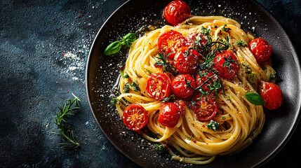 Pasta al Pomodoro Fresco Pasta with fresh cherry tomato sauce. 