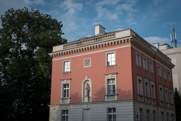 Warsaw, Poland - June 18 2025 "Beautiful architecture of Warsaw during the summer"