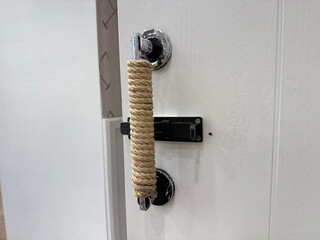 Rope door handle. High quality photo