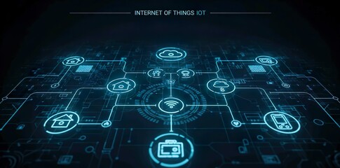 Obraz premium IoT Connectivity and Devices