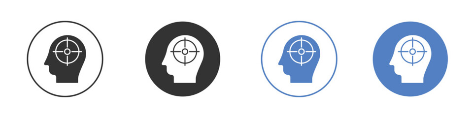 Intention icon concept. solid style icon designs for website, app, UI.