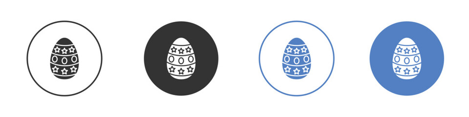 Easter eggs icon concept. solid style icon designs for website, app, UI.