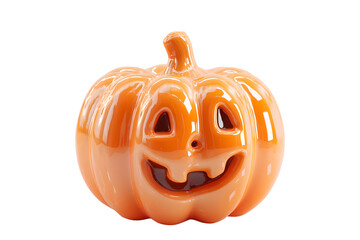 halloween pumpkin isolated on white