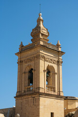 Saint George's Basilica located in Victoria, the capital of Gozo island, Malta
