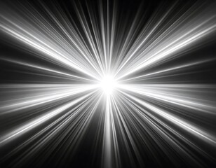 Fototapeta premium Abstract radial light burst