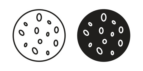 Thalassaemia icon vector, sign and symbol for design, website or apps elements.