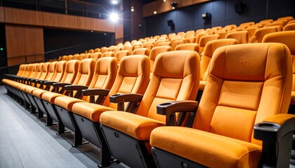 Fototapeta premium Empty movie theater