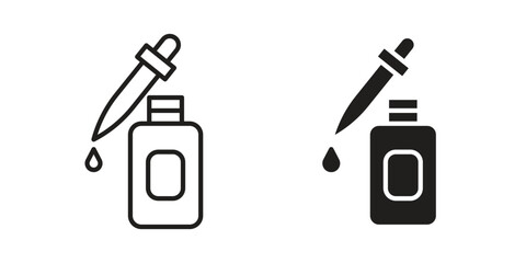 Serum icon vector, sign and symbol for design, website or apps elements.