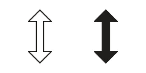 Double arrow icon vector, sign and symbol for design, website or apps elements.