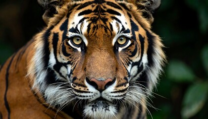 Fototapeta premium Close-up tiger face