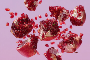 Flying Pomegranate Splash
