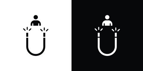 User engagement icon collection. Flat illustration of vector icon