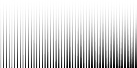 Obraz premium Abstract art geometric background with vertical lines. Optical illusion with waves and transition.