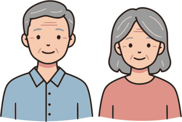 couple old man icon
