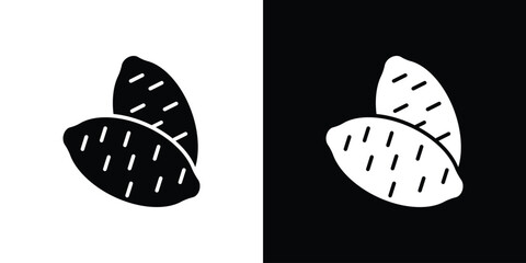 Sweet potato icon collection. Flat illustration of vector icon