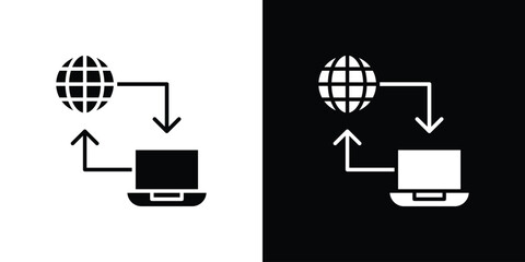 Remote Access icon collection. Flat illustration of vector icon