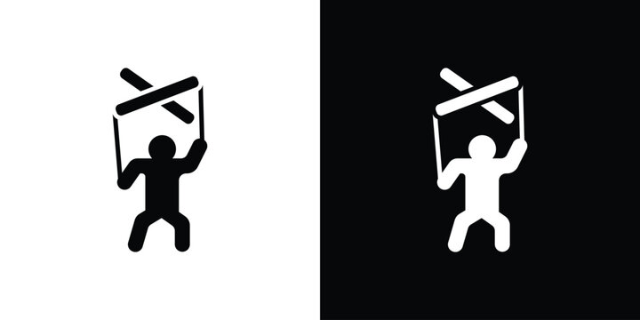 Puppet icon collection. Flat illustration of vector icon