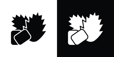 Mint gum icon collection. Flat illustration of vector icon