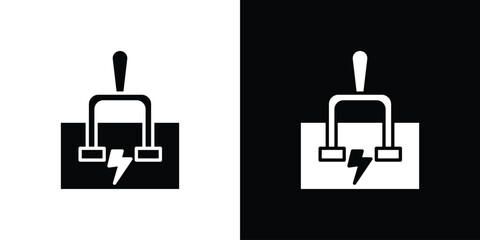 Obraz premium Circuit Breaker icon collection. Flat illustration of vector icon