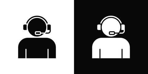 Callcenter icon collection. Flat illustration of vector icon