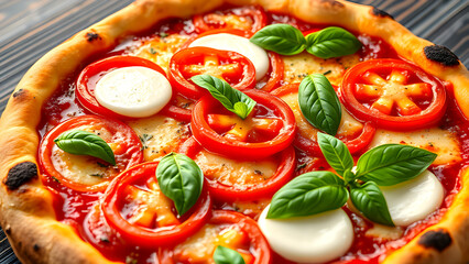 pizza with vegetables