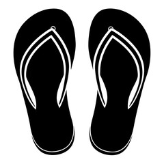 Different flip flops vector, a flip flops design, vector of a stylish flip flops, simple flip flops art, a flip flops symbol isolated