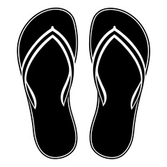 Different flip flops vector, a flip flops design, vector of a stylish flip flops, simple flip flops art, a flip flops symbol isolated