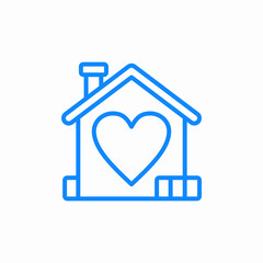 family house icon sign vector