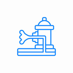 laboratory microscope icon sign vector