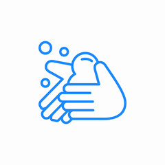 washing hands icon sign vector