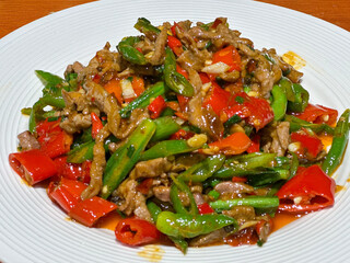 Fiery Stir-Fried Beef with Chilies