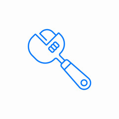 wrench mechanecial icon sign vector