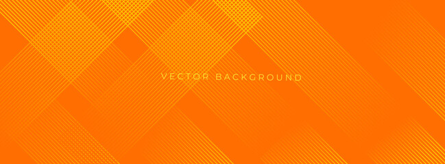 Abstract orange background with lines texture pattern. Vector illustration. 