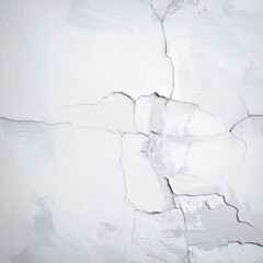 Fototapeta premium Close up of Textured White Cracked Wall Cement Wall Background for Photography