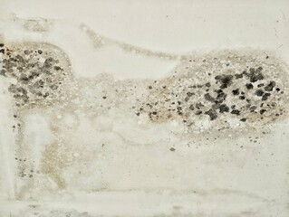 The house ceiling is moldy due to water leaks