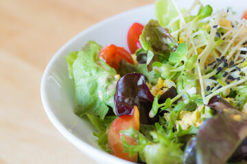 Fresh vegetable salad