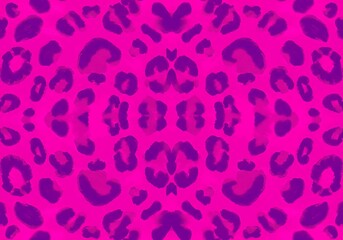 Bold pink leopard pattern