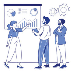 Striking Zebra Portrait Illustration with Bold Black and White Stripes Design