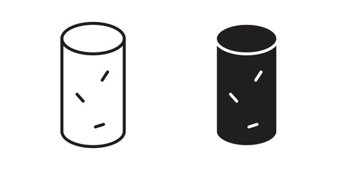 Cork wine icon vector modern flat and stroke designs