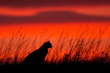 Sunset silhouette: capturing the allure of the black-footed cat. Feline mysteries. The unexpected lethality of the tiny african black-footed cat revealed. Feline agility. Lethal kittens.