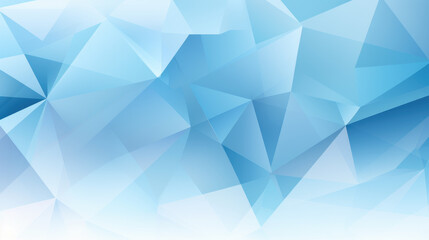 Obraz premium Abstract Blue Polygonal Technology Background with Transparent Geometric Shapes and Digital Connection Dots for Futuristic Innovation and Modern Design