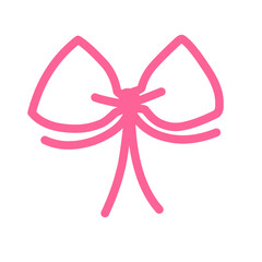 pink ribbon bow
