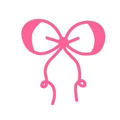 pink ribbon bow