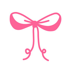 pink ribbon bow