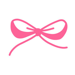 pink ribbon bow